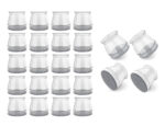 HOME USE προστατευτικές τάπες επίπλων HUH-0224, 25-30mm, διάφανες, 24τμχ - 5210131122051