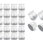 HOME USE προστατευτικές τάπες επίπλων HUH-0224, 25-30mm, διάφανες, 24τμχ - 5210131122051
