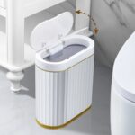 HOME USE κάδος απορριμμάτων HUH-0226 με φωτοκύτταρο, 7lt, λευκός - 5210131122075 - Image 2