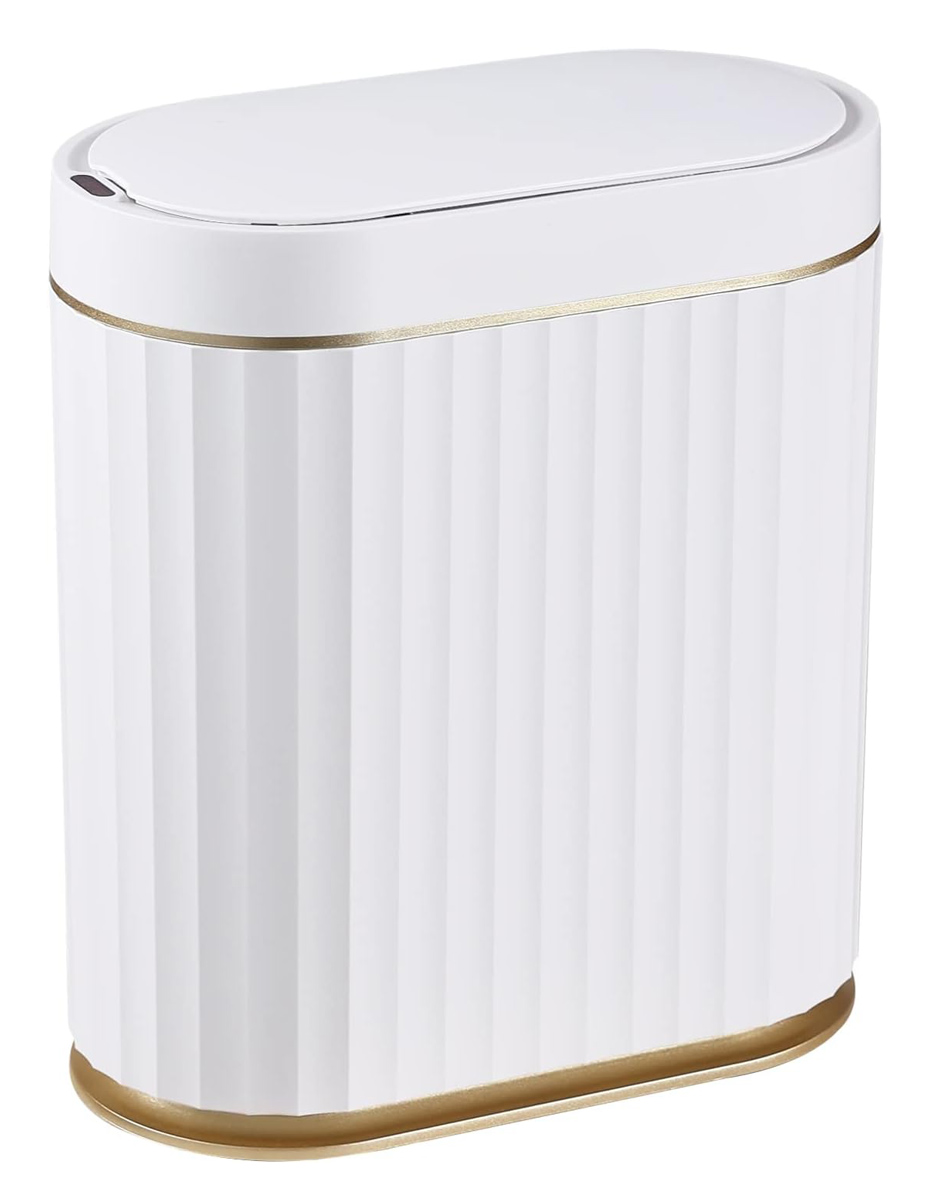 HUH-0226 HOME USE κάδος απορριμμάτων HUH-0226 με φωτοκύτταρο, 7lt, λευκός - 5210131122075 - Image 1