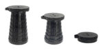 HOME USE πτυσσόμενο καρεκλάκι HUH-0230, αντοχή έως 250kg, 25.5x45cm, μαύρο - 5210131124390 - Image 2