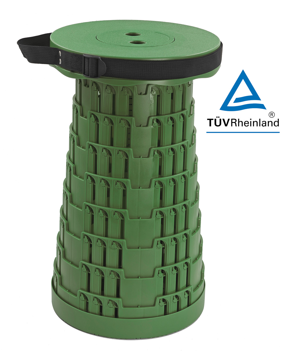 HUH-0232 HOME USE πτυσσόμενο καρεκλάκι HUH-0232, αντοχή έως 250kg, 25.5x45cm, πράσινο - 5210131124413 - Image 1