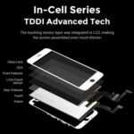 TW INCELL LCD ILCD-007 για iPhone 7, camera-sensor ring, earmesh, μαύρη - 5210131025543 - Image 2