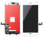 TW INCELL LCD για iPhone 8 Plus, camera-sensor ring, earmesh, λευκή - 5210131025611