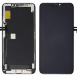 TW INCELL LCD για iPhone 11 Pro Max, camera-sensor ring, earmesh, μαύρη - 5210131047743
