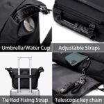 ARCTIC HUNTER τσάντα ώμου K00152 με θήκη tablet, 13L, μαύρη - 6970672353077 - Image 2