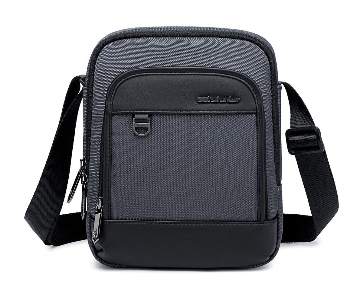 K00689-GY ARCTIC HUNTER τσάντα ώμου K00689, 2.7L, γκρι - 6970672357846 - Image 1