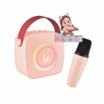 Kiddoboo mini Karaoke Speaker & Mic Pink + NikoletaTV