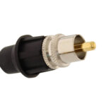 TELECOM RCA male universal connector, με καπάκι, 5τμχ -