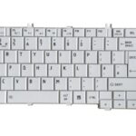 Πληκτρολόγιο για Toshiba Satellite Pro C650/C660/L650/L670, US, λευκό -