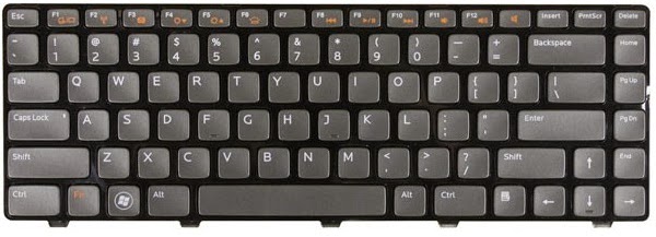 KEY-062-2 Πληκτρολόγιο για Dell N5050, μαύρο - - Image 1