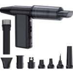 KINZIR 2 σε 1 σκουπάκι χειρός & air duster AD51, 180W, 4000mAh, μαύρο - 5210131128442