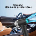 KINZIR 2 σε 1 σκουπάκι χειρός & air duster VC43, 70W, 6000mAh, μαύρο - 5210131106303 - Image 2