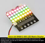 KEYESTUDIO SK6812 4x8 LED dot matrix shield KS0315 για Micro:bit - 5210131052426 - Image 2
