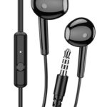 KAKUSIGA earphones με μικρόφωνο KSC-1301, 3.5mm σύνδεση, 14mm, 1.1m, μαύρα - 6921042141596