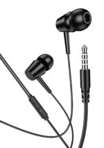 KAKUSIGA earphones με μικρόφωνο KSC-1303, 3.5mm σύνδεση, 10mm, 1.1m, μαύρα - 6921042143330