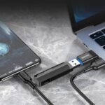 KAKUSIGA αντάπτορας USB-C σε USB KSC-1406, 5Gbps, 4A, μαύρος - 6921042136967 - Image 2