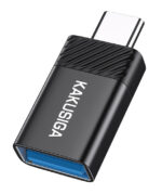 KAKUSIGA αντάπτορας USB-C σε USB KSC-1406, 5Gbps, 4A, μαύρος - 6921042136967