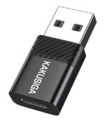 KAKUSIGA αντάπτορας USB-C σε USB KSC-1407, 480Mbps, 60W, μαύρος - 6921042136974