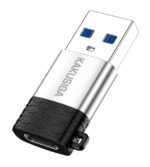 KAKUSIGA αντάπτορας USB-C σε USB KSC-1421, 5Gbps, 18W, γκρι - 6921042143170