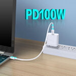 KAKUSIGA καλώδιο USB-C σε USB-C KSC-653, 100W, 480Mbps, 25cm, λευκό - 6921042119335 - Image 2