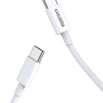 KAKUSIGA καλώδιο USB-C σε USB-C KSC-653, 100W, 480Mbps, 25cm, λευκό - 6921042119335