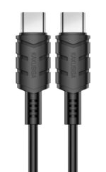 KAKUSIGA καλώδιο USB-C σε USB-C KSC-710, 60W, 480Mbps, 1.2m, μαύρο - 6921042121161