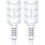 KAKUSIGA καλώδιο USB-C σε USB-C KSC-710, 60W, 480Mbps, 1.2m, λευκό - 6921042121178