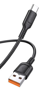 KAKUSIGA καλώδιο USB-C σε USB KSC-805, 3A, 480Mbps, 1m, μαύρο - 6921042126654