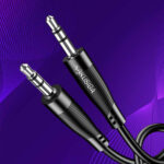KAKUSIGA καλώδιο ήχου 3.5mm KSC-893, AUX, 1m, μαύρο - 6921042143729 - Image 2