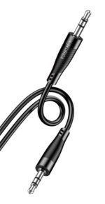 KAKUSIGA καλώδιο ήχου 3.5mm KSC-893, AUX, 1m, μαύρο - 6921042143729