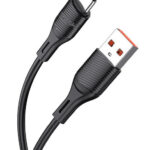 KAKUSIGA καλώδιο USB-C σε USB KSC-953, σιλικόνης, 3A, 480Mbps, 1m, μαύρο - 6921042128986