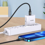 KAKUSIGA καλώδιο Lightning σε USB-C KSC-970, 27W, 480Mbps, 1m, μαύρο - 6921042136110 - Image 2