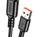 KAKUSIGA καλώδιο USB-C σε USB KSC-982, 3A, 480Mbps, 1m, μαύρο - 6921042138787