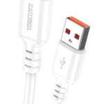 KAKUSIGA καλώδιο Lightning σε USB KSC-982, 3A, 480Mbps, 1m, λευκό - 6921042138756