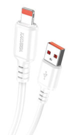 KAKUSIGA καλώδιο Lightning σε USB KSC-982, 3A, 480Mbps, 1m, λευκό - 6921042138756