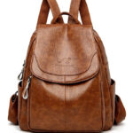 BALIDAISHU γυναικεία τσάντα πλάτης LBAG-0011, καφέ - 5210131060155