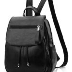 ROXXANI γυναικεία τσάντα πλάτης LBAG-0018, μαύρη - 5210131065594