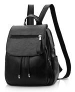 ROXXANI γυναικεία τσάντα πλάτης LBAG-0018, μαύρη - 5210131065594