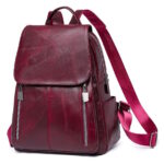 ROXXANI γυναικεία τσάντα πλάτης LBAG-0019, κόκκινη - 5210131073681