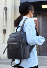 ROXXANI γυναικεία τσάντα πλάτης LBAG-0023, μαύρη - 5210131074688 - Image 2