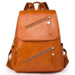 ROXXANI γυναικεία τσάντα πλάτης LBAG-0027, καφέ - 5210131095164