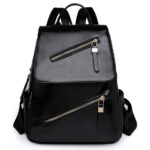 ROXXANI γυναικεία τσάντα πλάτης LBAG-0028, μαύρη - 5210131095171