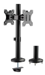 BRATECK βάση γραφείου για 2x οθόνες LDT40-G02, 17-32", έως 8kg - 5210131019894