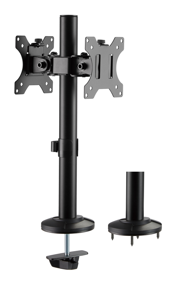 LDT40-G02 BRATECK βάση γραφείου για 2x οθόνες LDT40-G02, 17-32", έως 8kg - 5210131019894 - Image 1