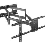 BRATECK επιτοίχια βάση τηλεόρασης LPA49-486XLD, 43-90", 80kg, heavy duty, full motion - 5210131040638