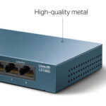 TP-LINK Desktop Switch LS108G, 8-port 10/100/1000Mbps, Ver. 1.0 - 6935364085452 - Image 2