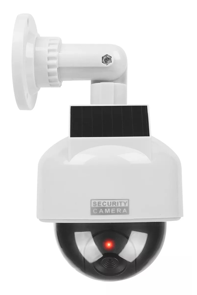 LXKAM15 Ψεύτικη κάμερα CCTV LXKAM15 με LED, ηλιακή, λευκή - 5902270712353 - Image 1
