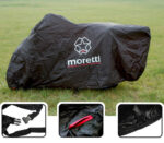 MORETTI κουκούλα μηχανής LXMA2753 με θήκη, L 246x104x127cm, μαύρη - 5905220802753 - Image 2