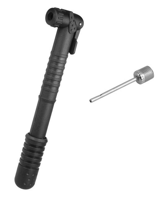 LXRW1 Τρόμπα χειρός ποδηλάτου LXRW1, 23.5cm, μαύρη - 8903760070738 - Image 1